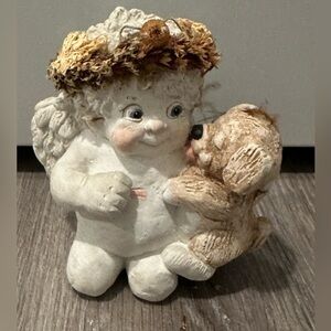 Dreamsicles Collectible Figurine Cherub with Puppy